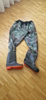 Wathose Gr. 45 Camo Tarn Fischerhose Anglerhose Gummistiefel