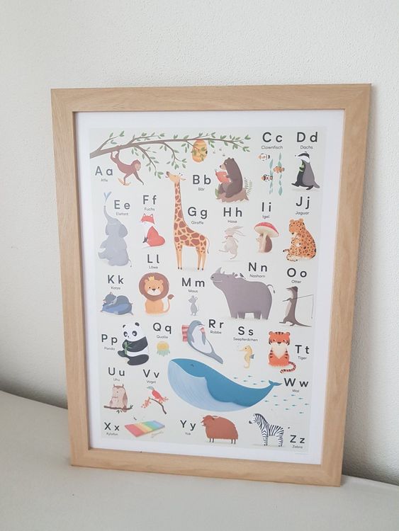 ABC Poster Kinderzimmer Deko (Gebraucht) in Uetikon am See für CHF 25