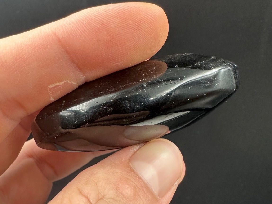 Minerali & Pietre curative: Gold Obsidian Handschmeichler Heilstein – Nuovo e nell'imballaggio originale da Männedorf venduto da Handschmeichler 2