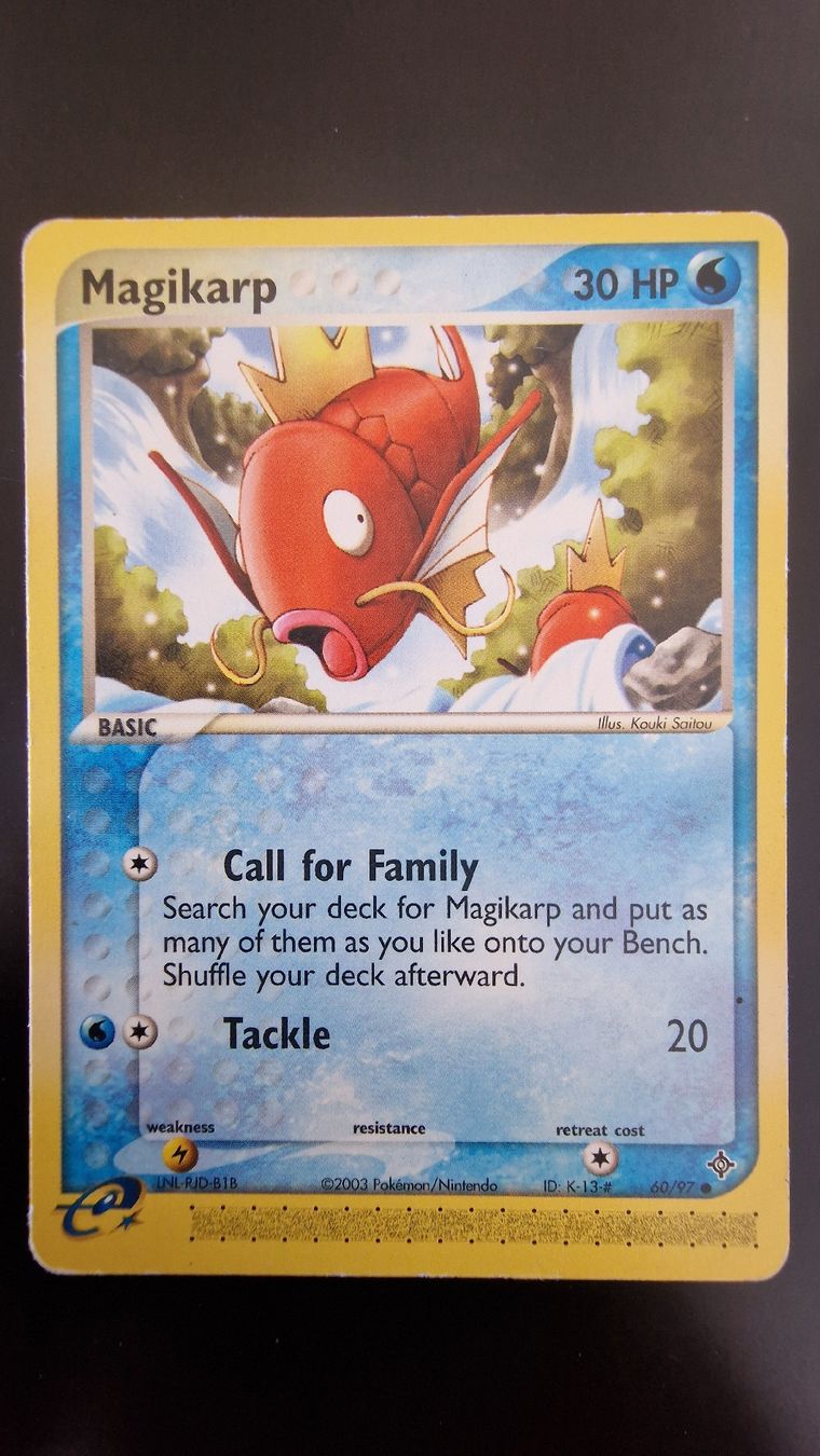 Pokémon Sammelbilder & Trading cards: Magikarp #60 – Pokémon Dragon – Gebraucht aus Veytaux von PocketMonster