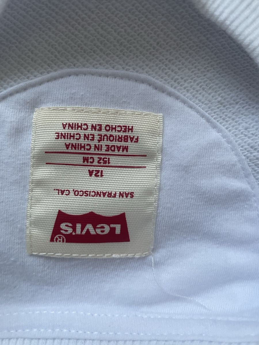 Levi's Maglioni & Felpe: Sweatshirt Levi's blanc  taille 152 cm – Nuovo (secondo la descrizione) da Versoix venduto da Pti-pois 2
