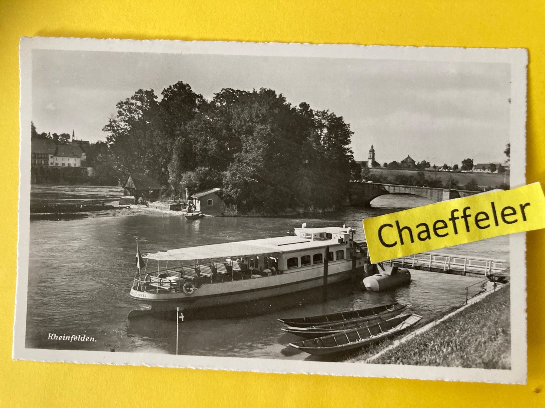 Ansichtskarten: 1939 Rheinfelden – Gebraucht aus Zürich von Chaeffeler