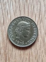 10 Rappen 1919 Messing - selten - Top-Zustand