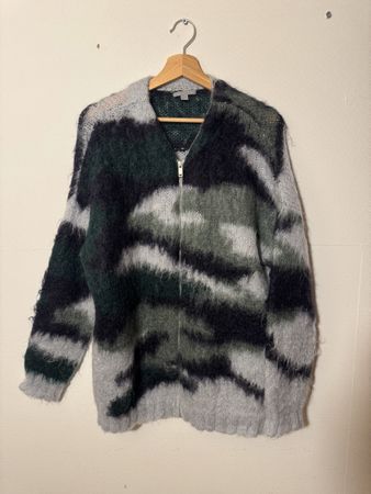 COS Strickjacke Grösse S oversized Moher-Wolle Mix Neuwertig