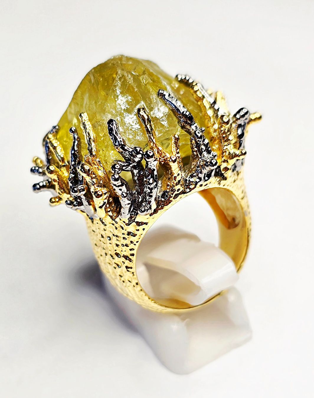 Anelli: Ungeschliffener Peridot Ring – Nuovo (secondo la descrizione) da Zürich venduto da adriben 7