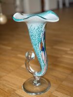 Handgefertigte Studioglas-Vase – Glashütte M. Polczer