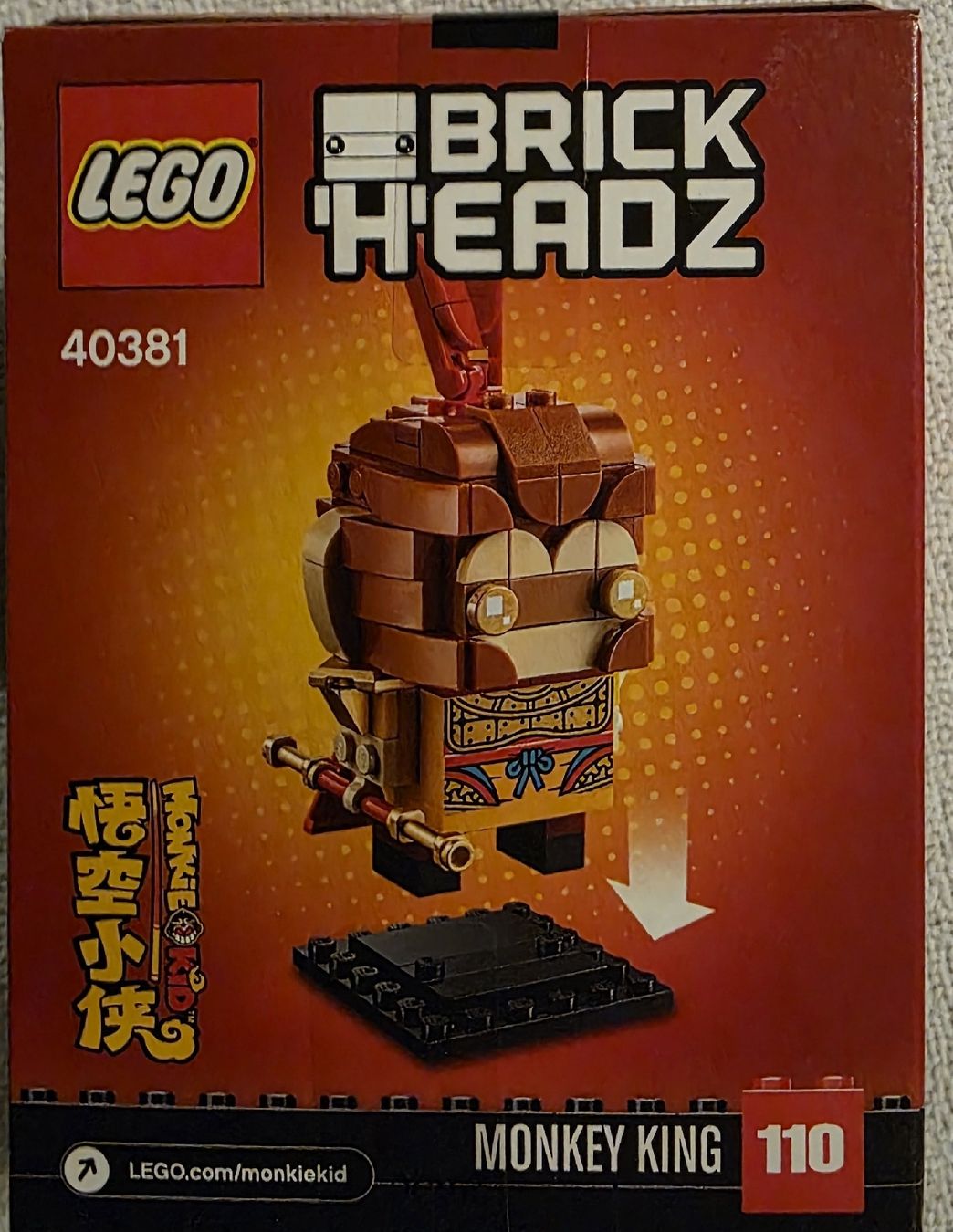 Lego Kit di costruzioni: LEGO BrickHeadz 40381 Monkey King NEU – Nuovo e nell'imballaggio originale da Frasnacht venduto da ver_npx9 1