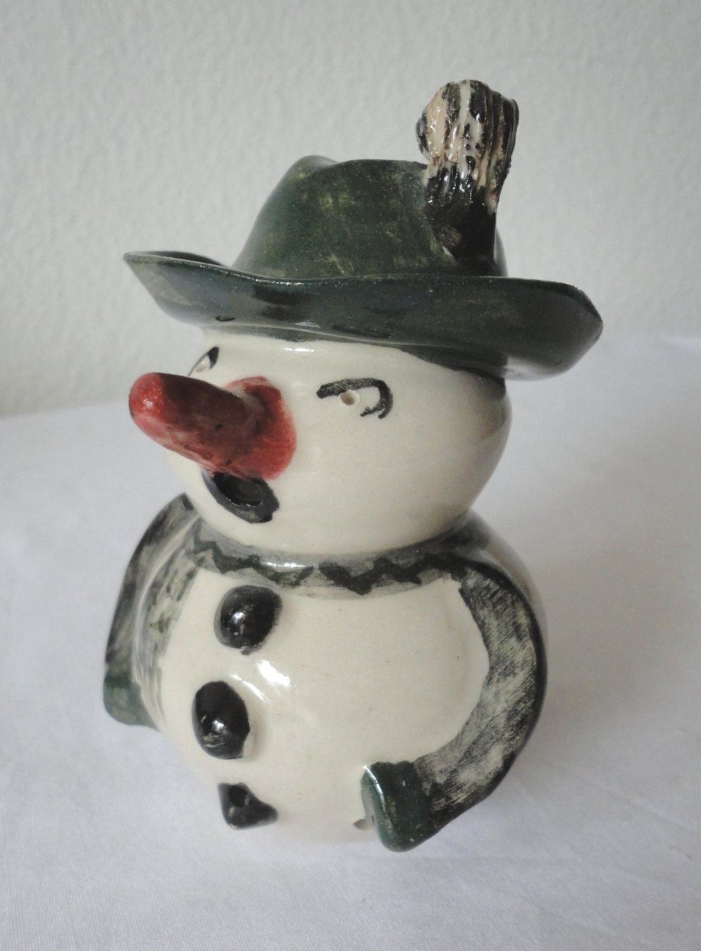 Kerzenständer: Teelichthalter Schneemann mit Försterhut – Gebraucht aus zürich von parts5060 1