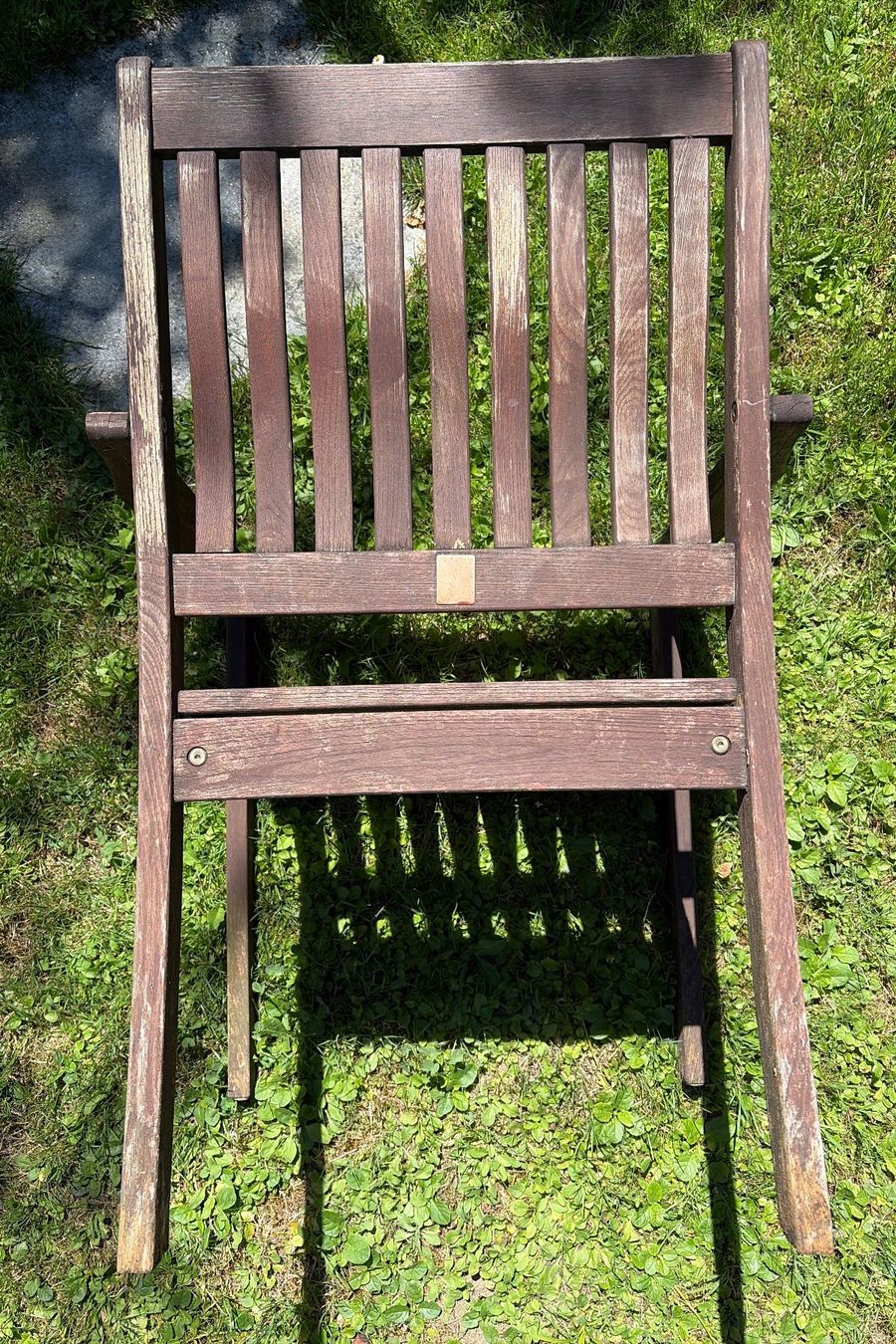 Pfister Sedie: 4 Gartensessel aus Holz – Usato da Ebmatingen venduto da Ramses1896 2