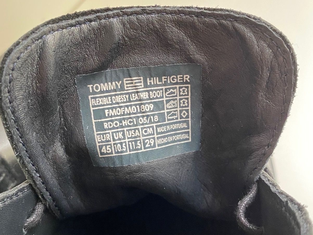 Tommy Hilfiger Scarpe da uomo: TOMMY HILFIGER FLEXIBLE DRESSY BOOT, 45 – Nuovo e nell'imballaggio originale da Luzern venduto da falena01 8