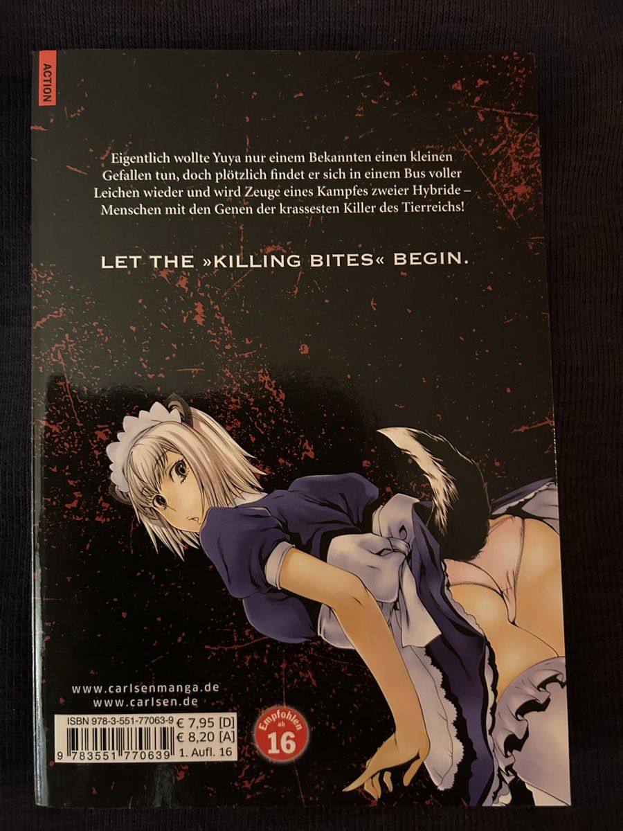 Fumetti: Killing Bites Manga, Band 1-3 – Usato da Luzern venduto da Raffaelo.G. 1