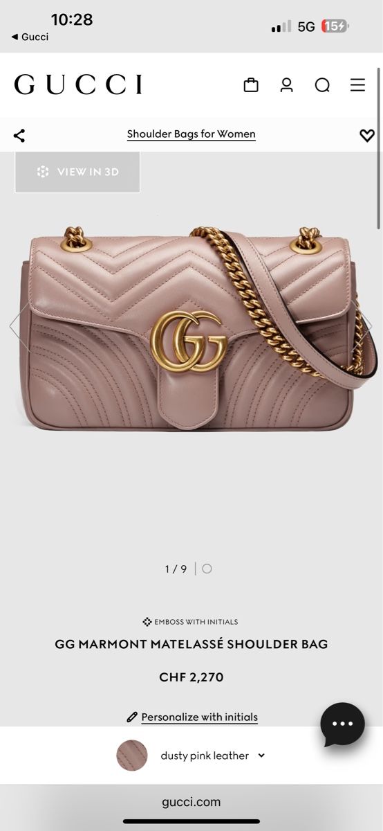 Gucci Altro in  Abbigliamento & Accessori: GG Gucci MARMONT Small – Usato da Affoltern am Albis venduto da hannahmilely 6