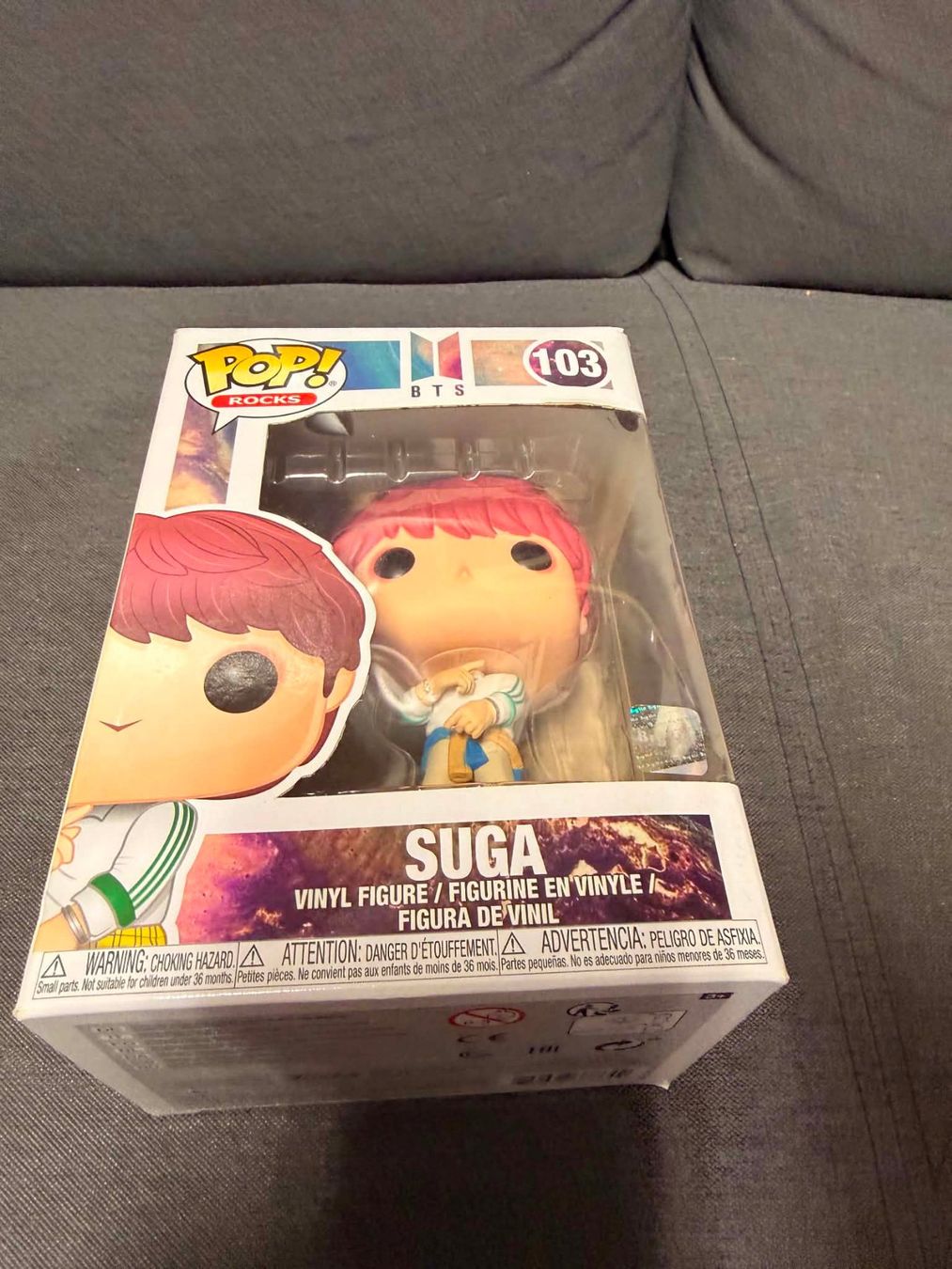 Funko Statuette: Funko POP Rocks 103 BTS Suga – Usato da Giubiasco venduto da Ticinerd