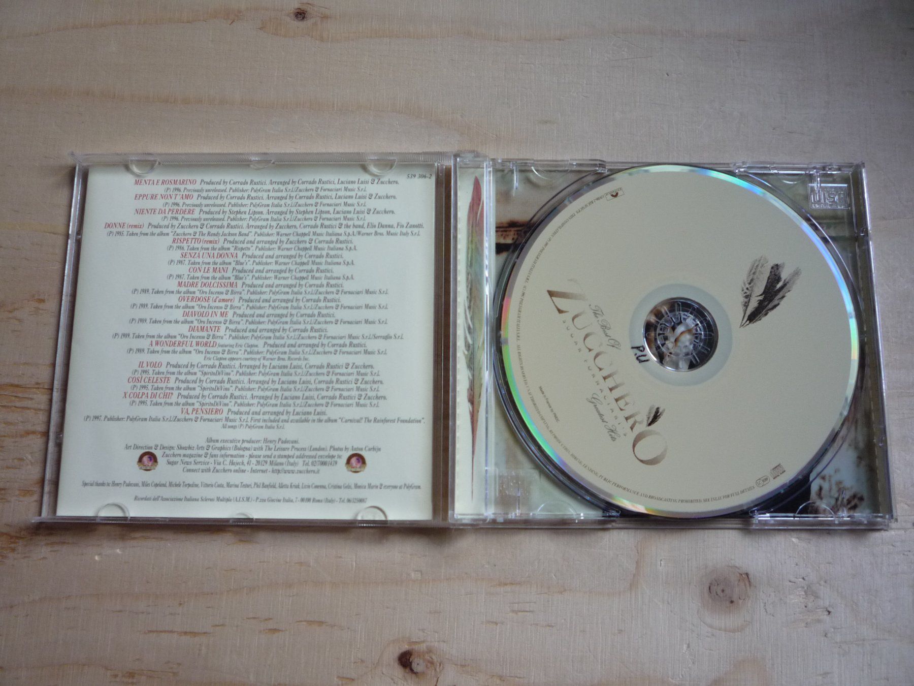 CD: Zucchero/Greatest Hits – Usato da Rieden SG venduto da Gant24 1