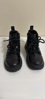 Schwarze Kinder-Schnürstiefel Gr. 25, ideal für Herbst/Winte