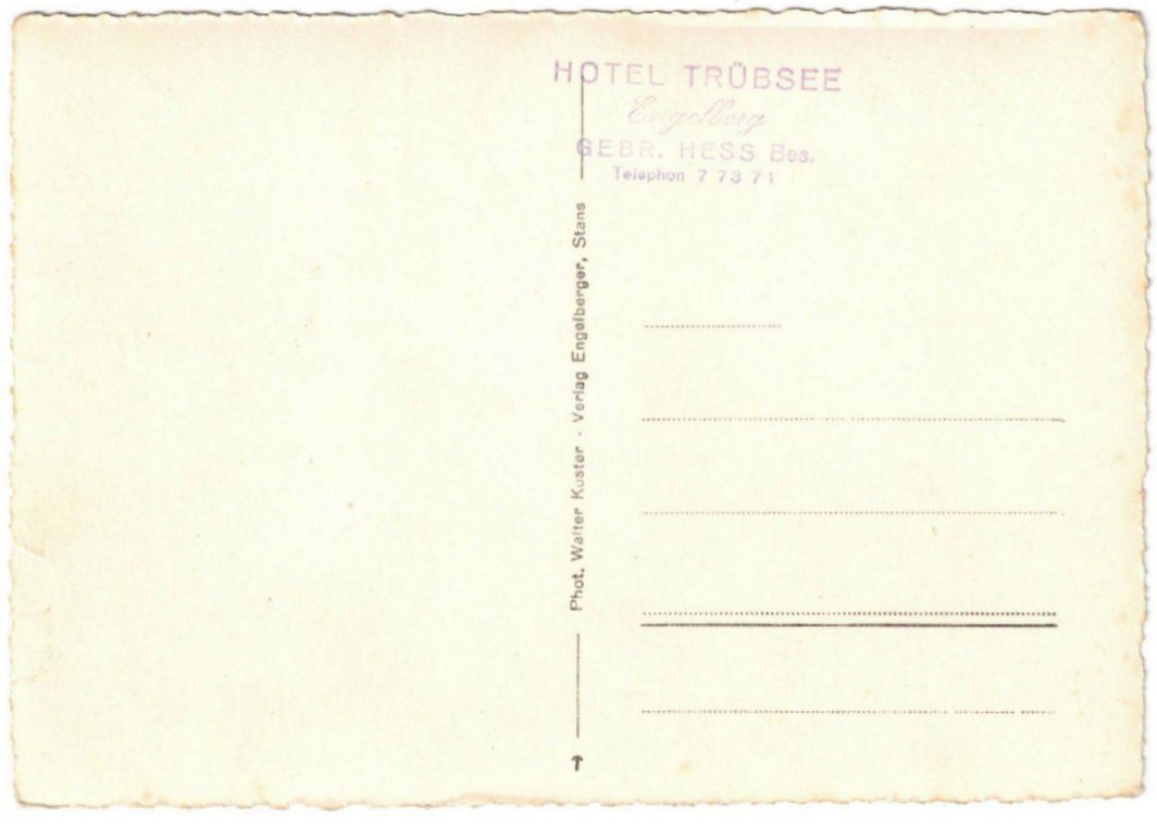 Cartoline postali: Engelberg - Luftseilbahn Gerschnialp--Trübsee – Usato da Binningen venduto da Mountainrider 1