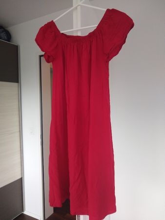 Chicoree Red/Dark Pink Summer Dress, size XS