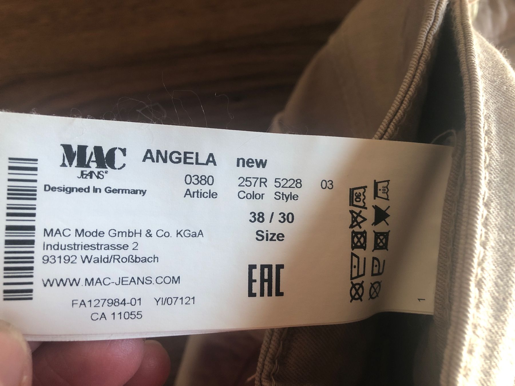Jeans: Mac Jeans Grösse 38/30 Sand Jeans – Usato da Zollikofen venduto da lorik007 2