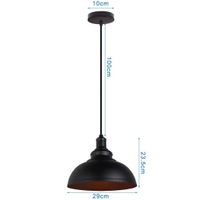 Lampe suspendues  en métal noir vintage, industriel, loft