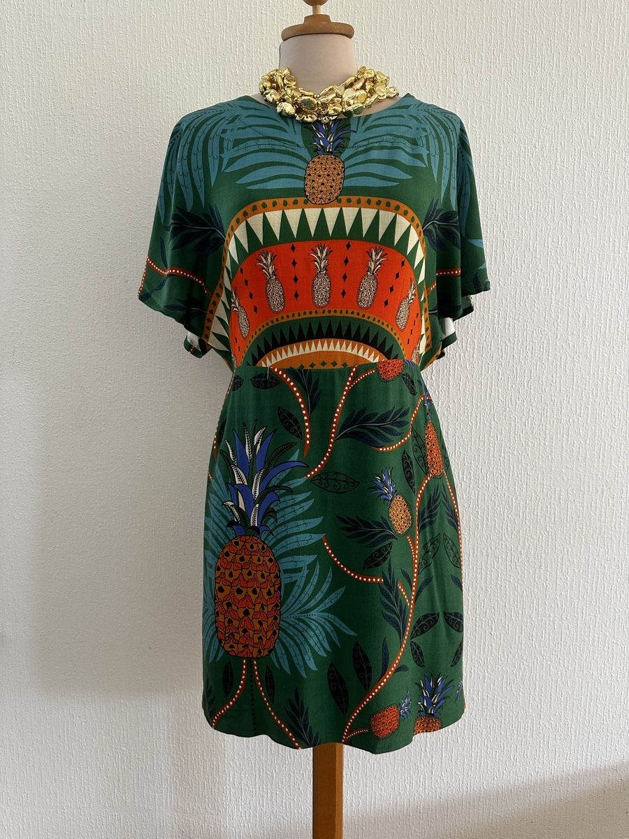 Farm Rio Kleider: Robe verte imprimé ananas taille S – Neu (gemäss Beschreibung) aus Châtelaine von Alexandra.jankowski