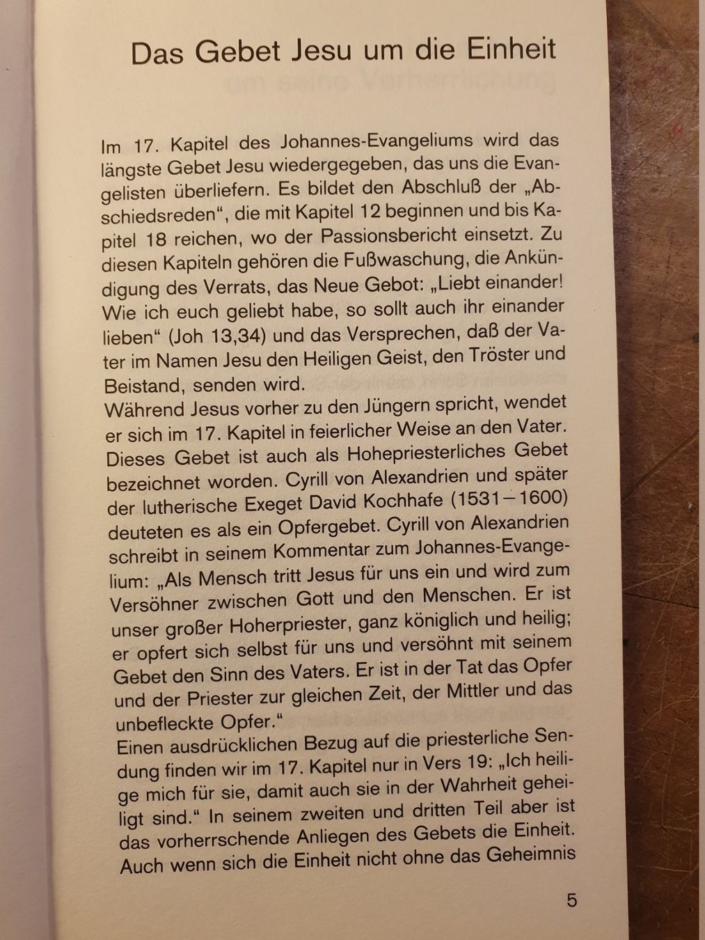 Libri: Das geistliche Testament Jesu - Alle sollen eins sein - Geda – Usato da Zürich venduto da loosebone 3