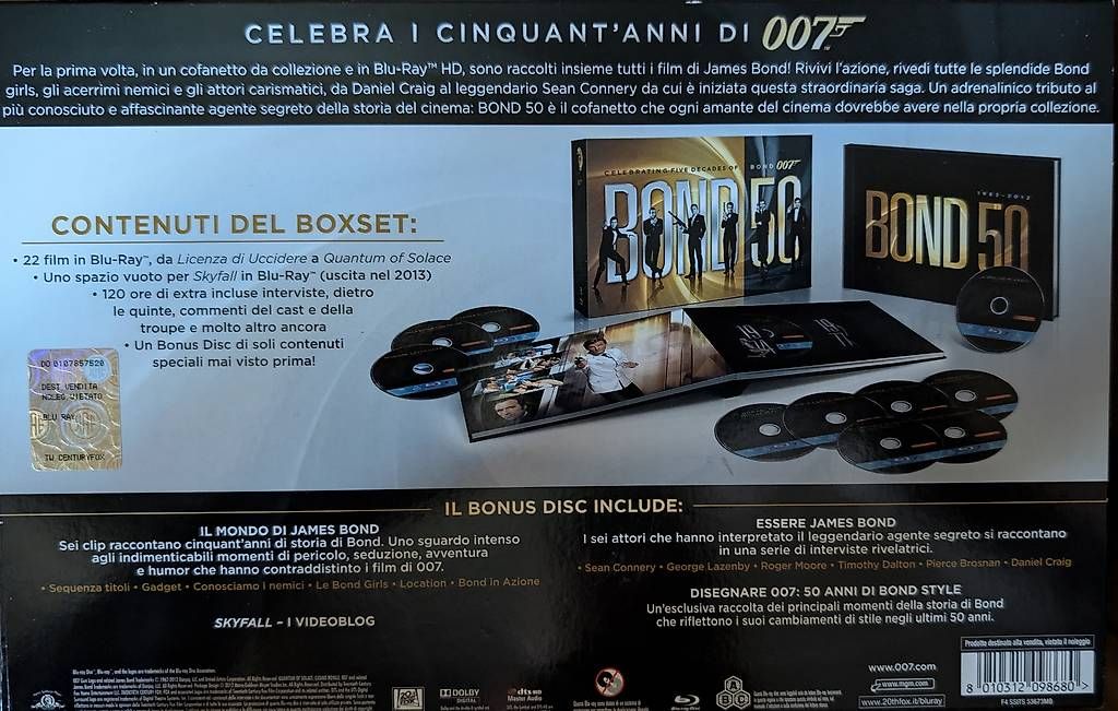 Tutti i DVDs: James Bond 50  – Usato da Sementina venduto da ncg_fn8t 1