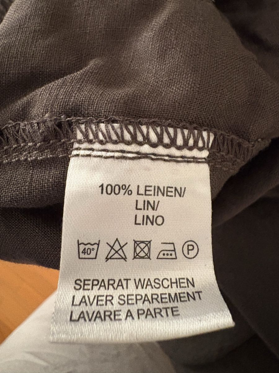 Guinzagli & Collari: Artime Leinenhose, dunkelbraun, Grösse 40 – Usato da Worb venduto da glu_m75x 2