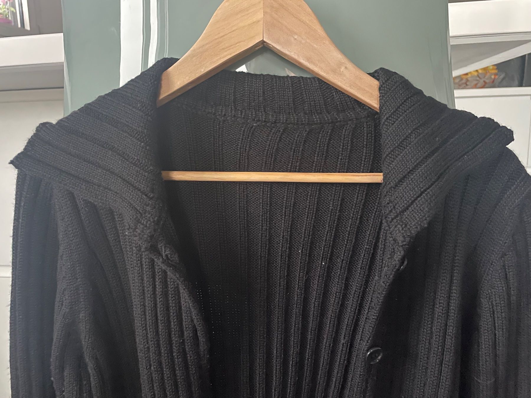 Giacche: Schwarze Strickjacke Grösse S -50 % Wolle – Usato da Coldrerio venduto da Theres2004 3