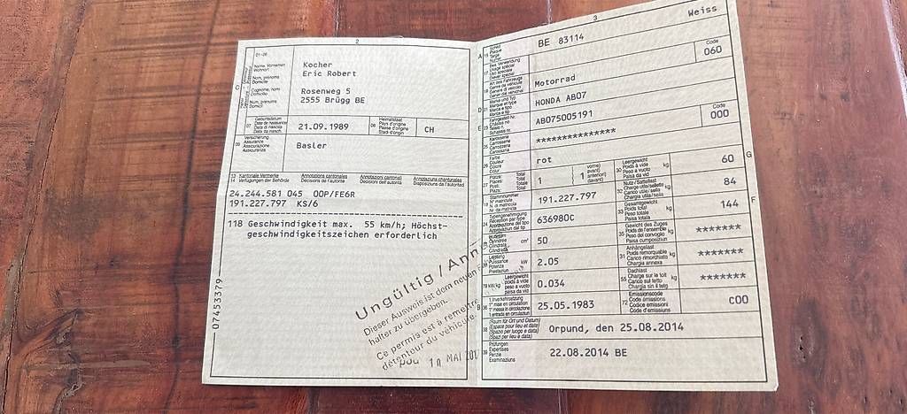 Route: Motorrad HONDA "Oldtimer" – D'occasion à Mühleberg par baerbeli78 4