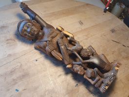 Afrikanische Holzskulptur Palisander ca 52 cm