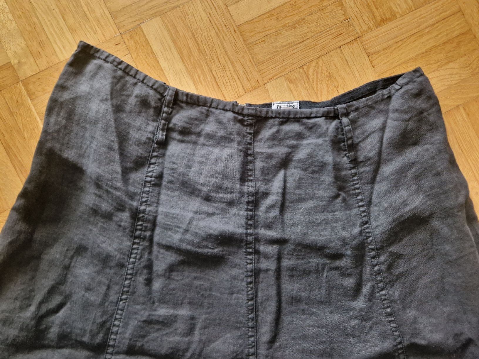 Jupes: Leinen Jupe Rock Gr. L,  warmes dunkelgrau – D'occasion à Reinach BL par Tinkerbelly27 2