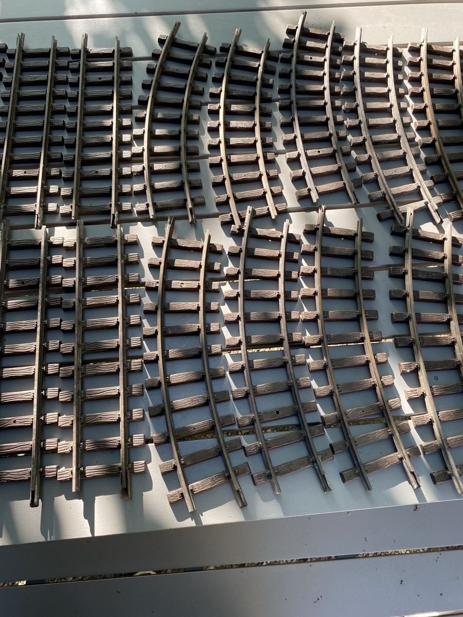 LGB Modellini di ferrovie: LGB Schienen mit 2 Weichen  – Usato da Köniz venduto da Sonnenschein._.77 2
