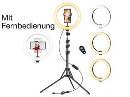 JJC ZB-5 Foto Ringlicht-Kit Vlogger Stativ Fernbedienung