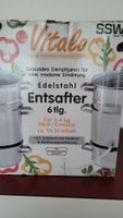 Edelstahl Entsafter 6tlg. 16.5l neu inkl. Schlauch, Original
