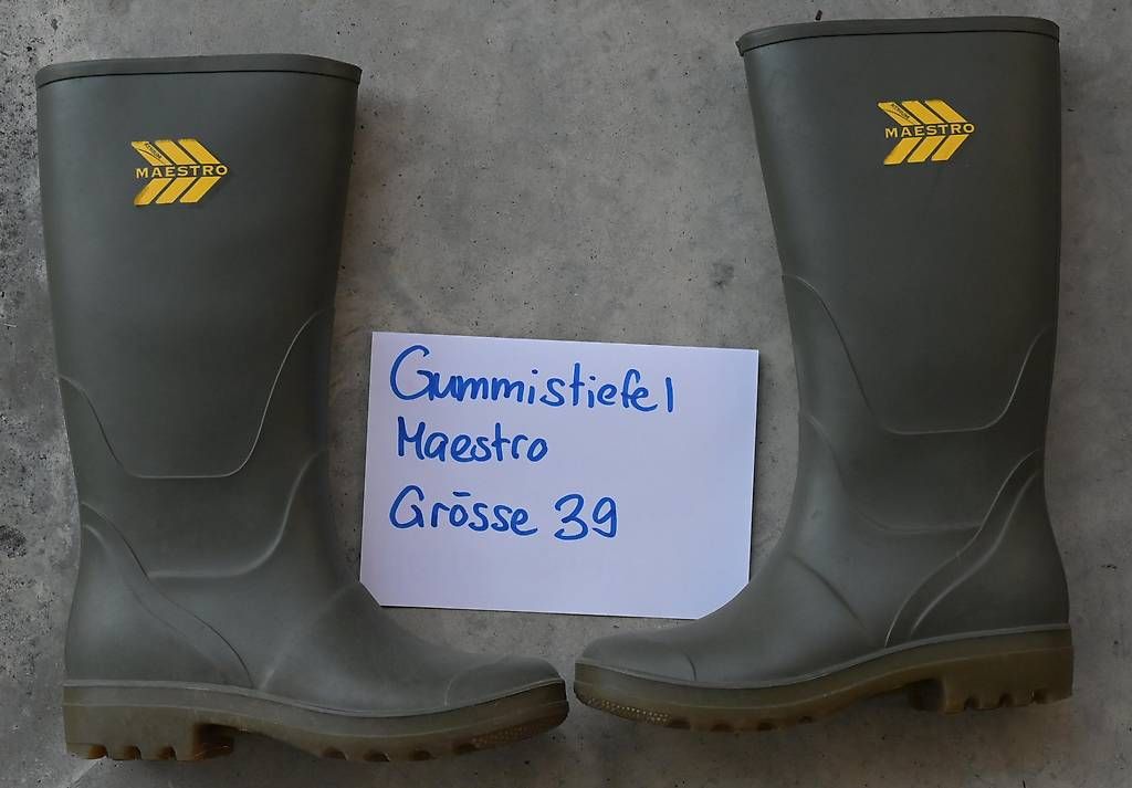 Scarpe da uomo: Gummistiefel "Maestro", unisex, Gr. 39 – Usato da Dussnang venduto da Mr_lucky