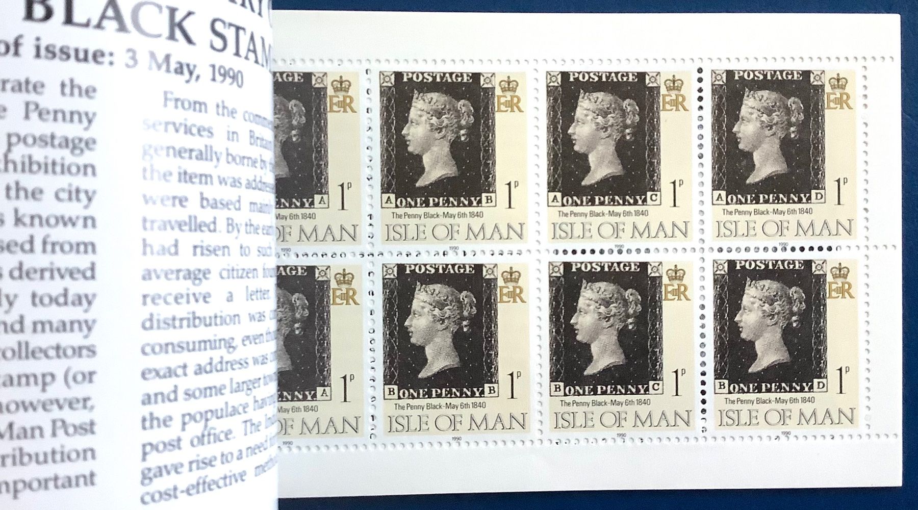Alle Briefmarken: 1990 Insel Man GB Penny Post Markenheftchen ** – Neu (gemäss Beschreibung) aus Liestal von Skunk02 1