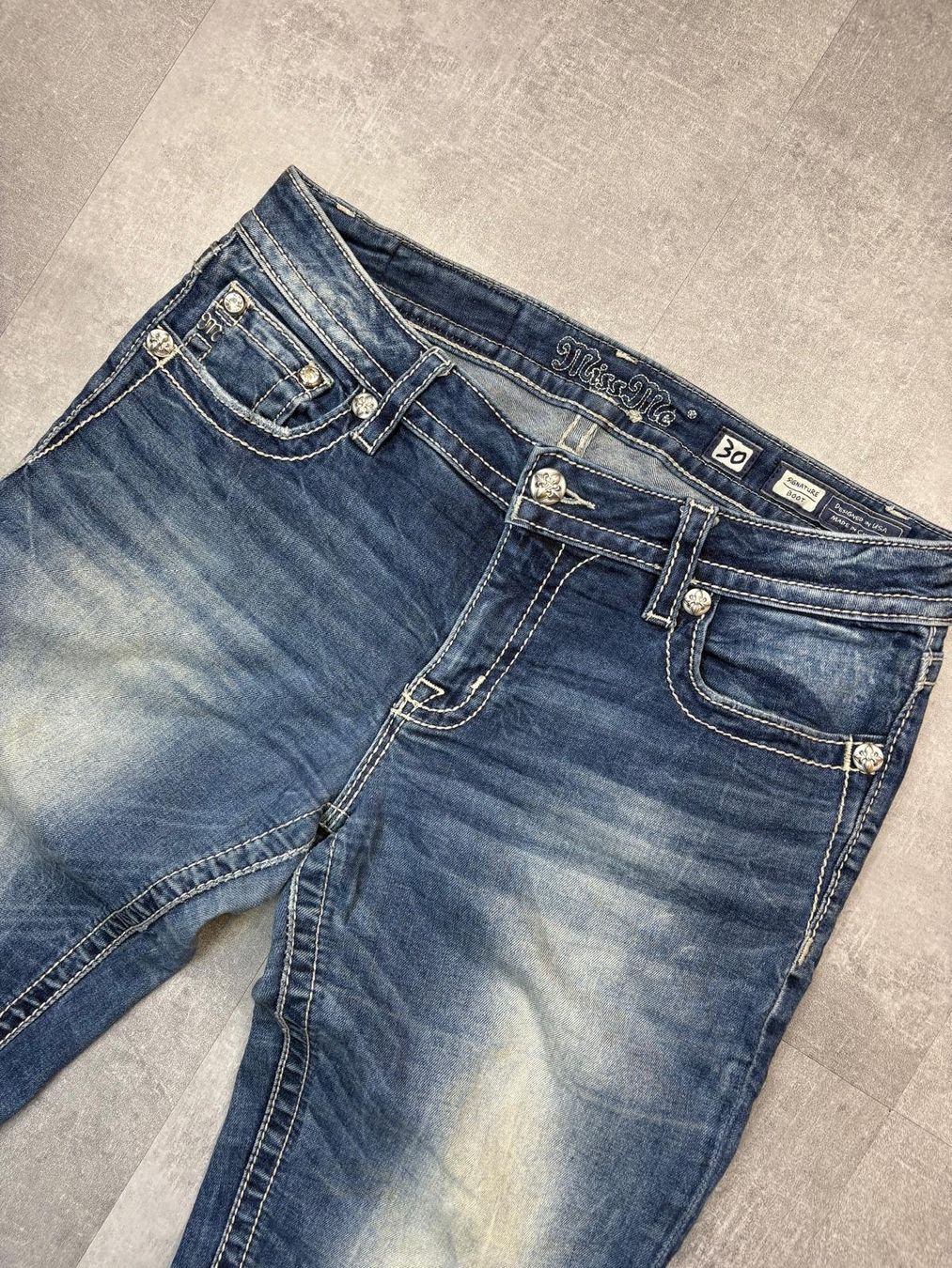 Jeans: Miss Me Bootcut Flared Jeans - Grösse L/30 – Nuovo (secondo la descrizione) da Werdenberg venduto da hase.vintage 4