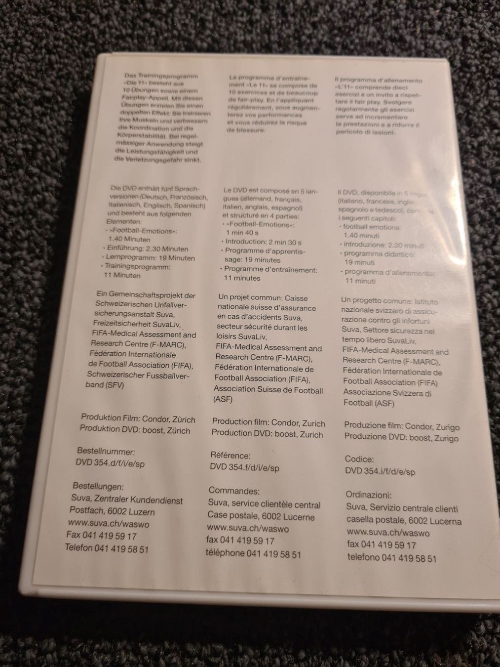 Livres: DAS TRAINIGSPROGRAMM DIE 11(9668) – D'occasion à Ruswil par M71 1