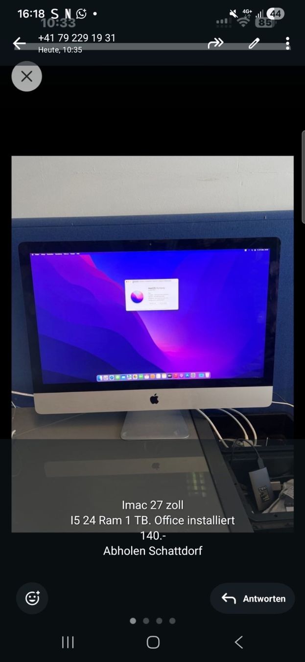 Apple PC: Apple Imac 27. – Usato da Schattdorf venduto da Kofi57