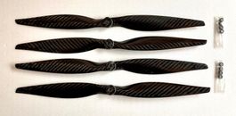 4x Hélices carbones 15x4" CW+CCW (propeller carbone)
