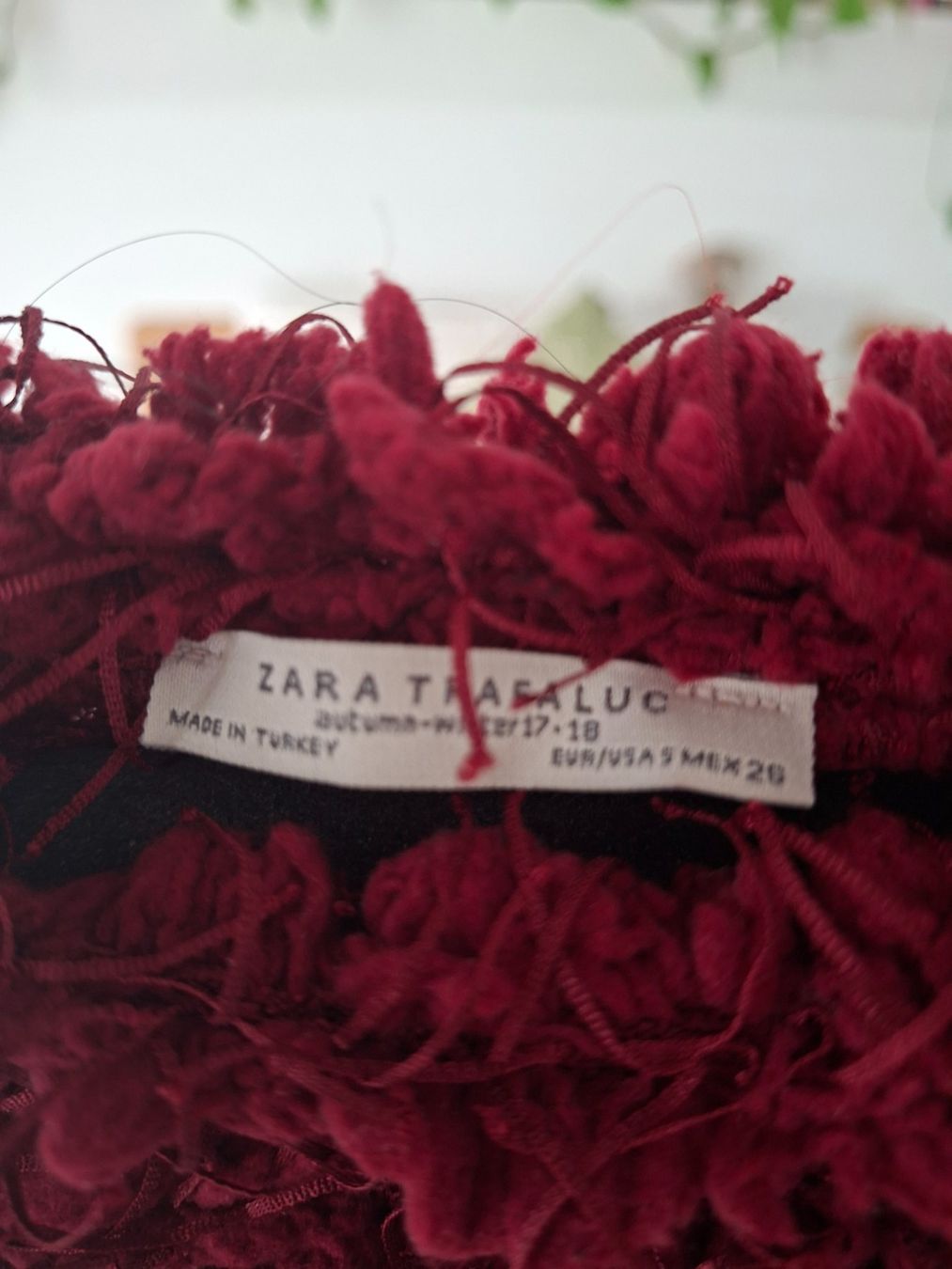 Zara Maglioni & Felpe: Schöner, warmer Strickpullover von Zara, Gr. S, Weinrot – Nuovo (secondo la descrizione) da Bäriswil BE venduto da Rezz 1