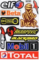 Sponsoren Logo Aufkleber Sticker 1Bogen 27x18cm Tuning ST261