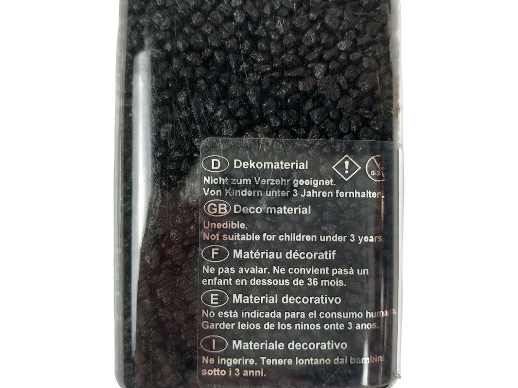 Tutte le decorazioni: DECO Dekosand Schwarz (ca. 850g) – Usato da Hünenberg venduto da Restwert_Zug 1