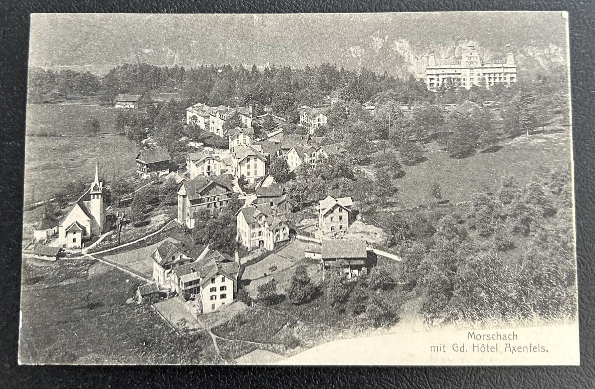 Cartoline postali: AK Morschach 1906 – Usato da Horw venduto da Tellbub