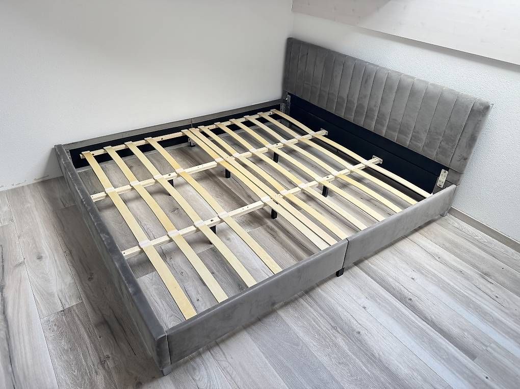 Letti: Polsterbett DAINA 180 x 200 cm anthrazit – Usato da Münsingen venduto da Tinu.T 2