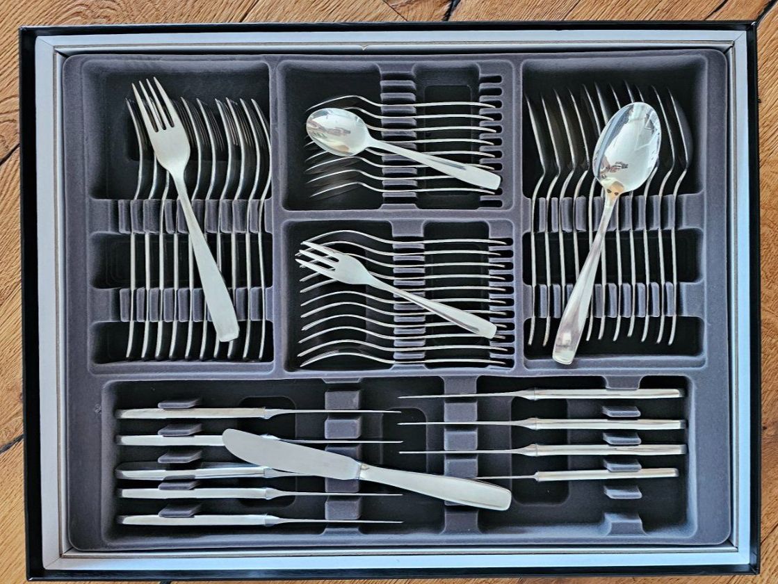 WMF Bestecksets: WMF Klassiker versilbert, Komplettset inkl. Servierbesteck – Neu (gemäss Beschreibung) aus Feusisberg von rothfels 2