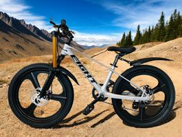 neues 22 Zoll Mountainbike Rahmen Alu Magnesium SILBER NEU