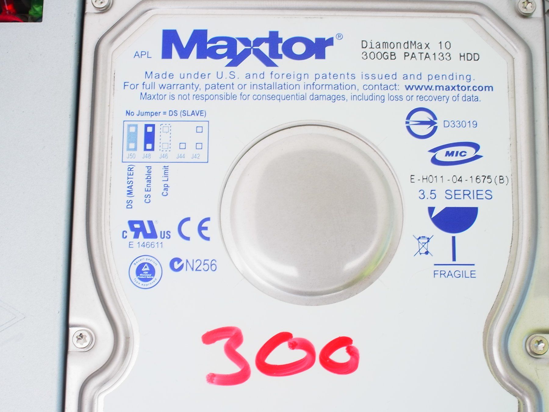 Dischi rigidi: Externe Harddisk Maxtor 300GB #q1 – Usato da Dietikon venduto da Baro4 3