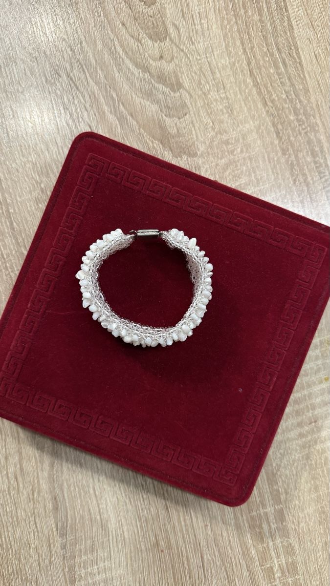 Bracciali & Braccialetti: Exklusives Armband aus echtem Perlmutt – Usato da Winterthur venduto da -BeHappy24- 4