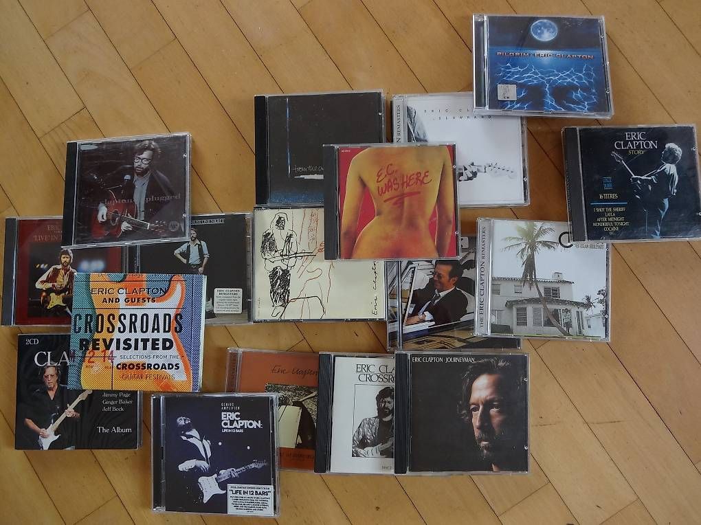 CD: Eric Clapton: 17 CD-Alben – Usato da Olten venduto da J.Gr 3